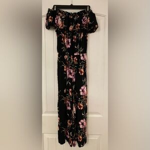 Altar’d State Floral Jumper with Tie Back